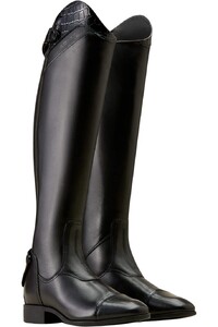 2024 Ariat Womens Palisade Show Tall Riding Boot 10050986 - Black / Black Croc Print